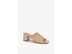 Klapky na podpatku model 210782 step in style 1