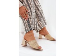 Klapky na podpatku model 210782 step in style 2