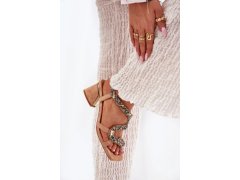 Sandály na podpatku model 212356 step in style 2