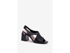 Sandály na podpatku model 212828 step in style 1