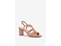 Sandály na podpatku model 212835 step in style 1