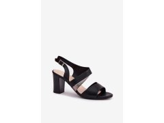 Sandály na podpatku model 212908 step in style 1