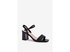 Sandály na podpatku model 213017 step in style 1