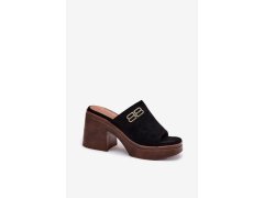 Klapky na podpatku model 213037 step in style 1