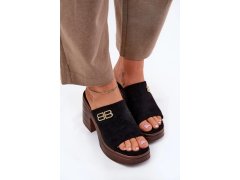 Klapky na podpatku model 213037 step in style 2