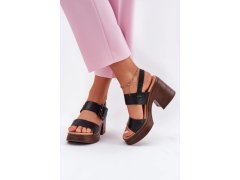 Sandály na podpatku model 213164 step in style 2