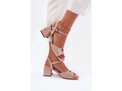 Sandály na podpatku model 213185 step in style 2