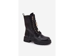 Šněrovací kotníkové boty model 217721 step in style 1