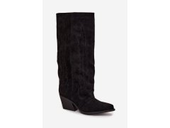 Kozačky na podpatku model 217755 step in style 1
