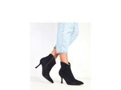 Dámské boty na podpatku na zip model 217908 Solea 1