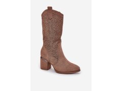 Ažurové kozačky model 218495 step in style 1