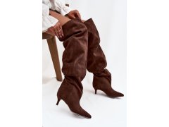 Kozačky na podpatku na zip model 219135 step in style 2