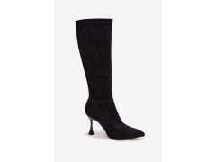 Kozačky na podpatku model 220213 step in style 1
