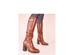 Kozačky na podpatku model 221035 Solea 2