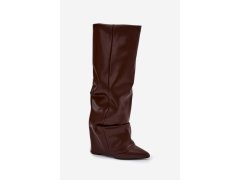 Kozačky na podpatku model 221158 step in style 1