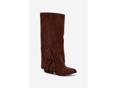 Kozačky na podpatku model 222537 step in style 1