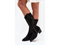 Kozačky na podpatku model 222538 step in style 2
