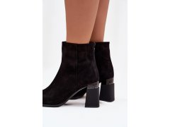 Dámské boty na podpatku na zip model 222952 step in style 1