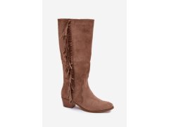 Kozačky na podpatku model 223001 step in style 1