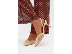 Sandály na podpatku model 224495 step in style 2