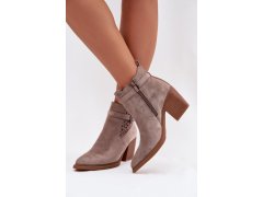 Dámské boty na podpatku na zip model 224702 step in style 2