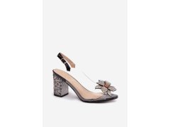 Sandály na podpatku model 225135 step in style 1