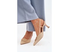 Sandály na podpatku model 225205 step in style 2