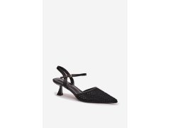 Sandály na podpatku model 225214 step in style 1