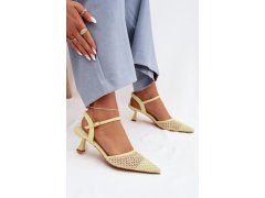 Sandály na podpatku model 225216 step in style 2