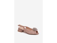 Sandály na podpatku model 225955 step in style 1