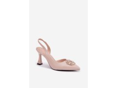 Sandály na podpatku model 226502 step in style 1