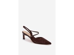 Sandály na podpatku model 229714 step in style 1