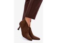 Dámské boty na podpatku na zip model 230936 step in style 1