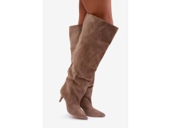 Kozačky na podpatku model 230956 step in style 3