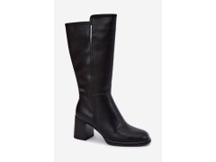 Kozačky na podpatku model 231599 step in style 1