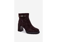 Dámské boty na podpatku model 231628 step in style 1