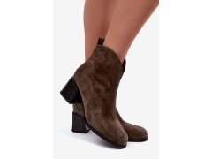 Dámské boty na podpatku model 231629 step in style 2