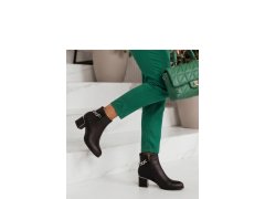Dámské boty na podpatku na zip model 231700 Solea 1