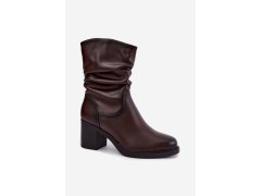Dámské boty na podpatku na zip model 232064 step in style 1