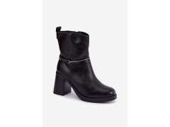 Dámské boty na podpatku na zip model 232069 step in style 1