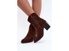 Dámské boty na podpatku model 232072 step in style 2
