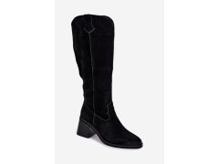 Kozačky na podpatku model 232094 step in style 1