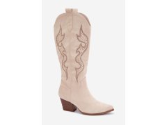Kozačky na podpatku model 232098 step in style 1