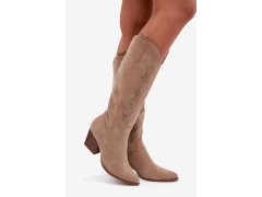 Kozačky na podpatku model 232099 step in style 1