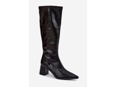 Kozačky na podpatku model 232112 step in style 1