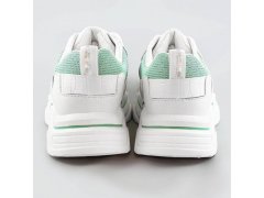 Bílo-mátové dámské sneakersy s&nbsp;brokátovými vsadkami (LU-2) 5