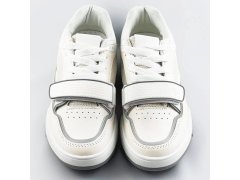 Bílo-šedé dámské dvoubarevné tenisky "adidasky" (AD-585) 5