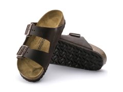Žabky birkenstock arizona nubuck habana slim (52533) 2