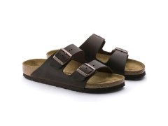 Žabky birkenstock arizona nubuck habana slim (52533) 3
