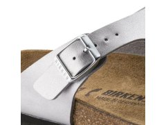 Dámské žabky birkenstock gizeh birko-flor slim silver (0043853) 1